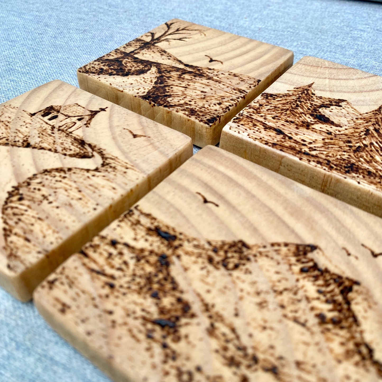Woodburn Coaster Set