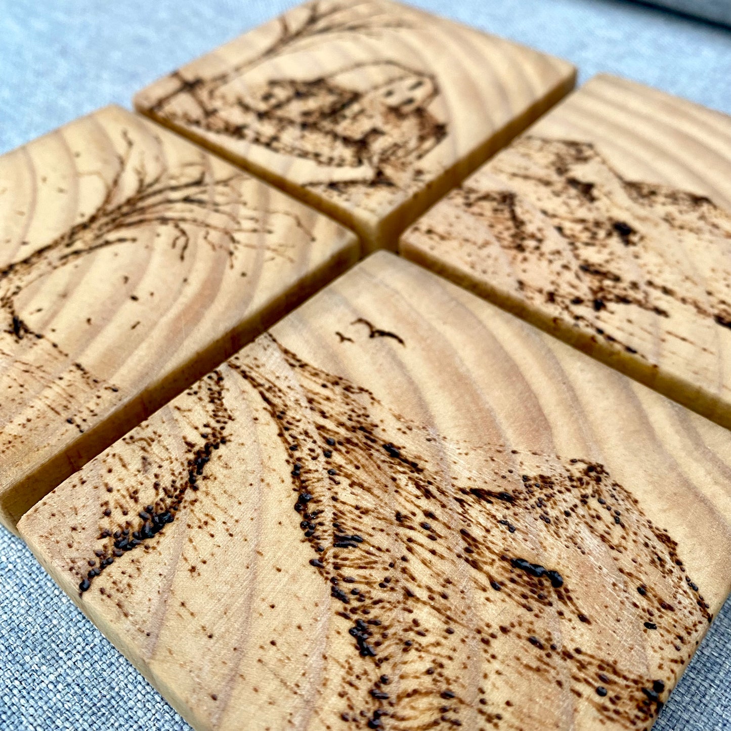 Woodburn Coaster Set #2