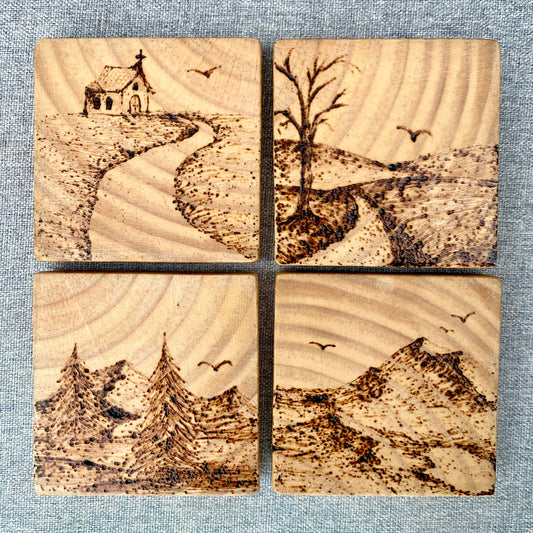 Woodburn Coaster Set