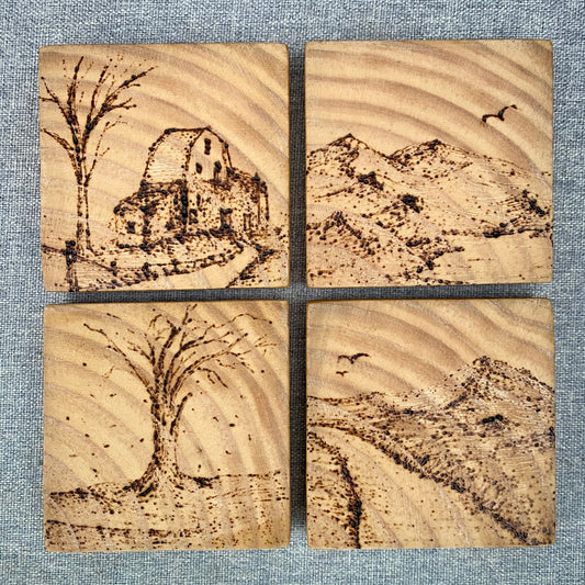 Woodburn Coaster Set #2