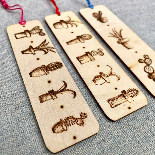 WoodBurn Bookmark Set