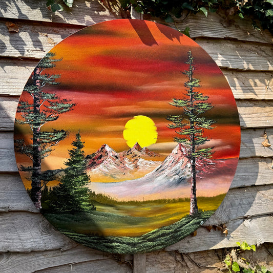 Sunset Fire Skies